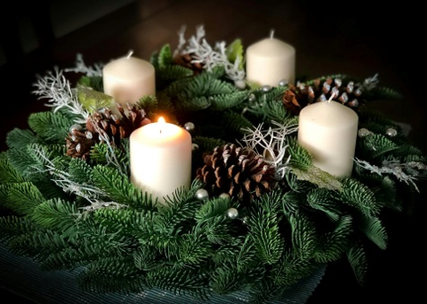 Adventskranzbinden für Gross und Klein