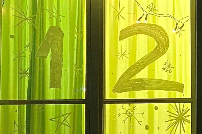 Adventsfenster in Murten und Meyriez